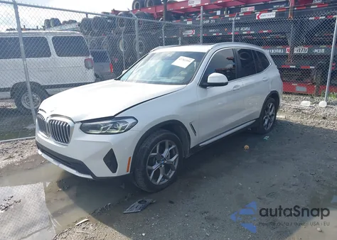 2023 BMW X3 xDrive30I из США, поврежденный, VIN 5UX53DP06P9R23260